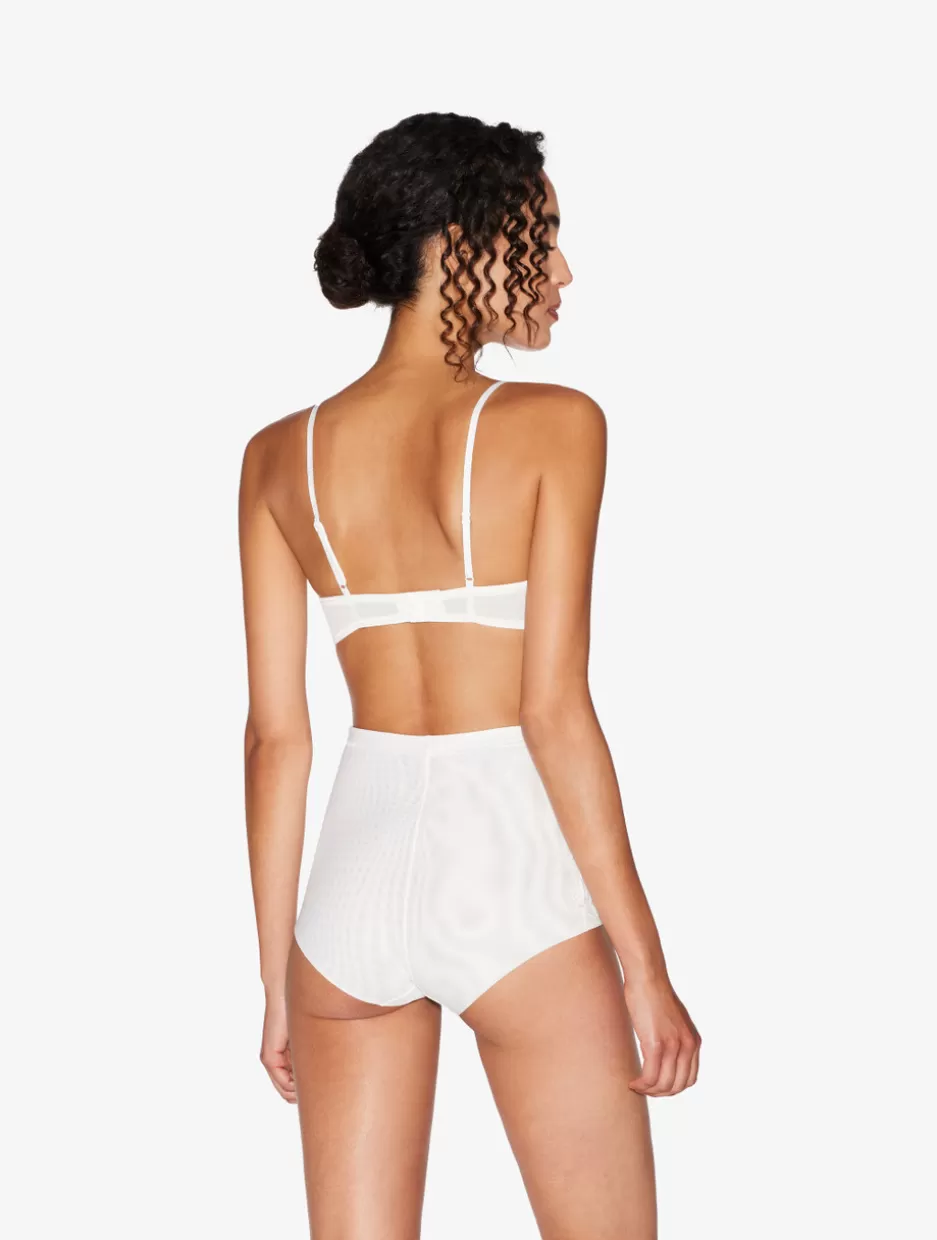 highwaisted_briefs_in_offwhite_stretch_tulle_10473.webp High-waist | Shapewear-La Perla High-waisted Briefs In Stretch Tulle Off-White