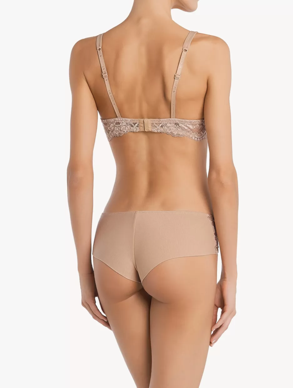 nude_lace_and_cotton_underwired_bra_10002.webp T-shirt | Underwired-La Perla Lace And Cotton Underwired Bra Nude