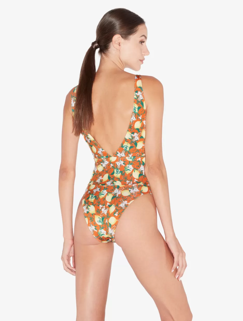 orange_printed_swimsuit_11918.webp One-Piece Bathing Suits-La Perla Printed Swimsuit Orange