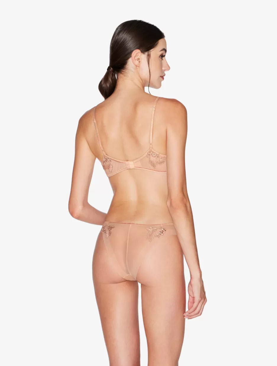 pushup_bra_in_sand_stretch_tulle_9879.webp Padded | Push-Up-La Perla Push-up Bra In Sand Stretch Tulle Nude